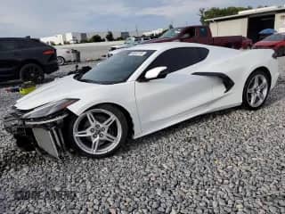 2024 Chevrolet Corvette 1LT with VIN 1G1YA2D45R5100094, listed as a Copart auction lot 80252735 with 9,163 mi miles and Salvage title. Bid and sale history available at DreamBid. Image 1.