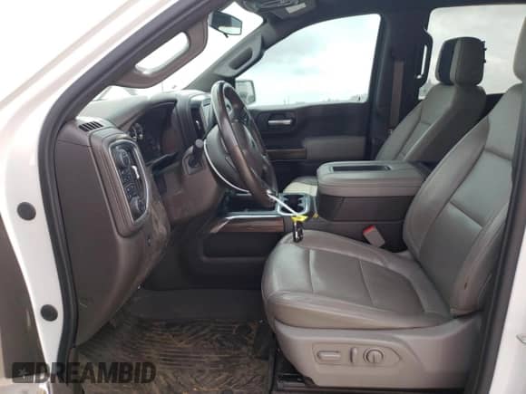 2020 Chevrolet Silverado 1500 RST with VIN 1GCUYEEDXLZ222421, listed as a Copart auction lot 48553035 with 60,247 mi miles and Salvage title. Bid and sale history available at DreamBid. Image 7.