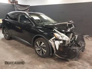 2018 Nissan Murano SV z VIN 5N1AZ2MH6JN109357, wystawiony jako IAAI lot #42161386 z przebiegiem 73 046 mil mil oraz . Historia ofert i sprzedaży dostępna na DreamBid. Obrazek 1.