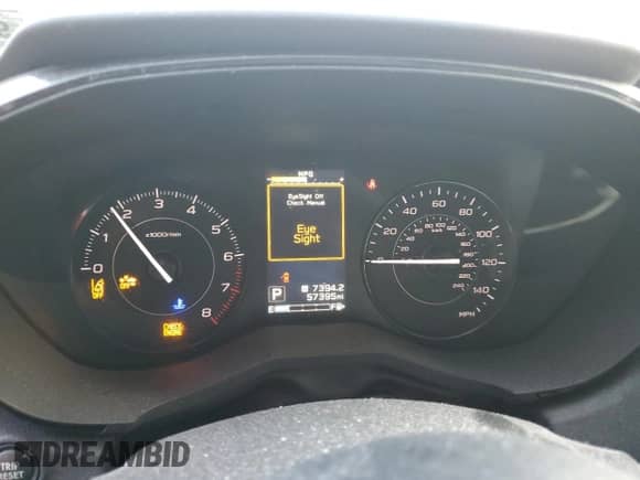 2022 Subaru Impreza with VIN 4S3GKAB62N3601108, listed as a Copart auction lot 67909505 with 57,395 mi miles and Salvage title. Bid and sale history available at DreamBid. Image 9.