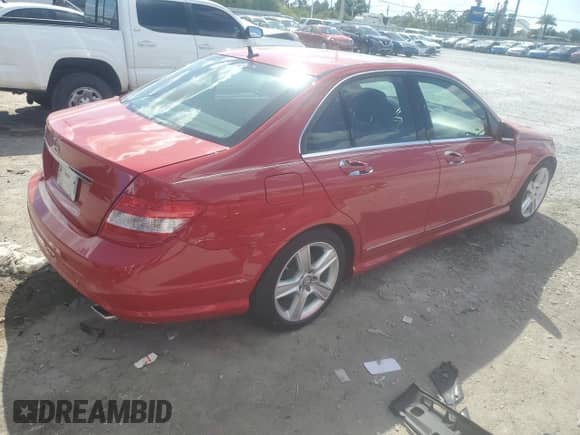 2011 Mercedes-Benz C 300 Sport with VIN WDDGF5EB2BA522278, listed as a Copart auction lot 86867905 with 46,481 mi miles and Salvage title. Bid and sale history available at DreamBid. Image 3.