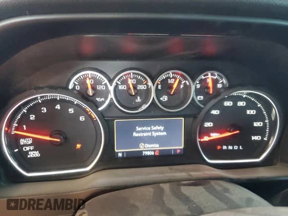 2020 Chevrolet Silverado 1500 RST z VIN 3GCPWDED6LG179578, wystawiony jako Copart lot #64840825 z przebiegiem 79 806 mil mil oraz Szkoda całkowita • Salvage title. Historia ofert i sprzedaży dostępna na DreamBid. Obrazek 9.