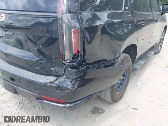 2023 Cadillac Escalade 4WD Sport with VIN 1GYS4EKL4PR415940, listed as a IAAI auction lot 42782247 with 48,681 mi miles and . Bid and sale history available at DreamBid. Image 6.