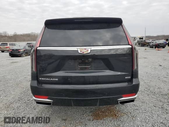 2022 Cadillac Escalade Premium Luxury с VIN 1GYS4CKL6NR180040, выставлен на аукционе Copart как лот 42239625 с пробегом 29 100 миль миль и Списание • Salvage title. История ставок и продаж доступна на DreamBid. Изображение 6.