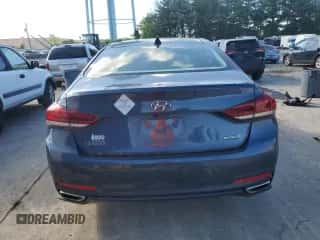 2015 Hyundai Genesis 3.8L z VIN KMHGN4JEXFU086299, wystawiony jako Copart lot #54777294 z przebiegiem 78 548 mil mil oraz Szkoda całkowita • Salvage title. Historia ofert i sprzedaży dostępna na DreamBid. Obrazek 6.
