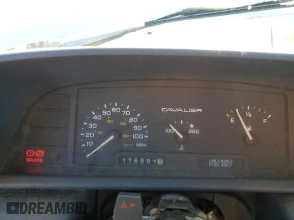 1993 Chevrolet Cavalier RS с VIN 1G1JC5441P7231750, выставлен на аукционе Copart как лот 52412345 с пробегом 178 881 миль миль и Чистый • Clean title. История ставок и продаж доступна на DreamBid. Изображение 9.
