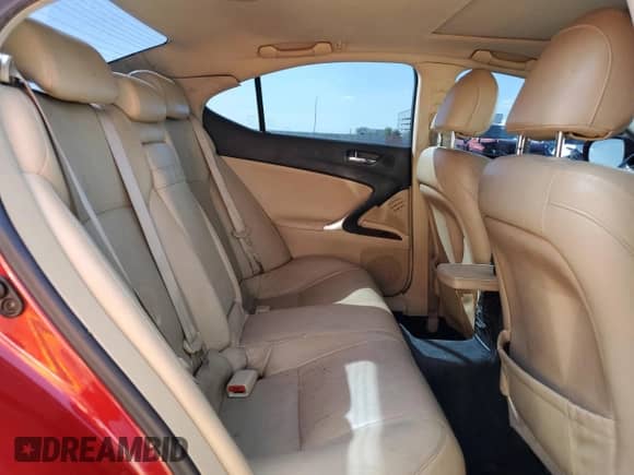 2008 Lexus IS 350 с VIN JTHBE262385018360, выставлен на аукционе Copart как лот 81994895 с пробегом 228 554 миль миль и Списание • Salvage title. История ставок и продаж доступна на DreamBid. Изображение 10.
