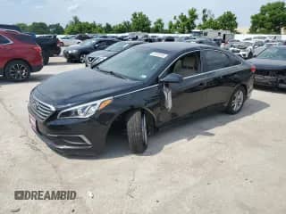 2017 Hyundai Sonata SE with VIN 5NPE24AF8HH523761, listed as a Copart auction lot 61910245 with 89,498 mi miles and Salvage title. Bid and sale history available at DreamBid. Image 1.