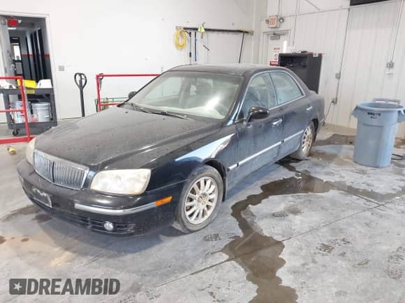 2005 Hyundai XG z VIN KMHFU45E25A390199, wystawiony jako IAAI lot #42910999 z przebiegiem 244 898 mil mil oraz . Historia ofert i sprzedaży dostępna na DreamBid. Obrazek 2.