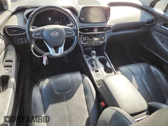 2020 Hyundai Santa Fe Limited with VIN 5NMS5CAAXLH259649, listed as a Copart auction lot 80755535 with 77,863 mi miles and Salvage title. Bid and sale history available at DreamBid. Image 8.
