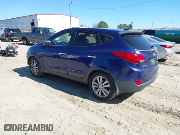2012 Hyundai Tucson GLS with VIN KM8JU3AC9CU530253, listed as a IAAI auction lot 41677093 with 203,025 mi miles and . Bid and sale history available at DreamBid. Image 3.