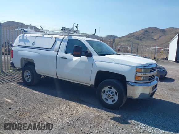 2015 Chevrolet Silverado 2500HD Work Truck with VIN 1GC0KUEG3FZ531558, listed as a IAAI auction lot 43226136 with 241,382 mi miles and . Bid and sale history available at DreamBid. Image 1.