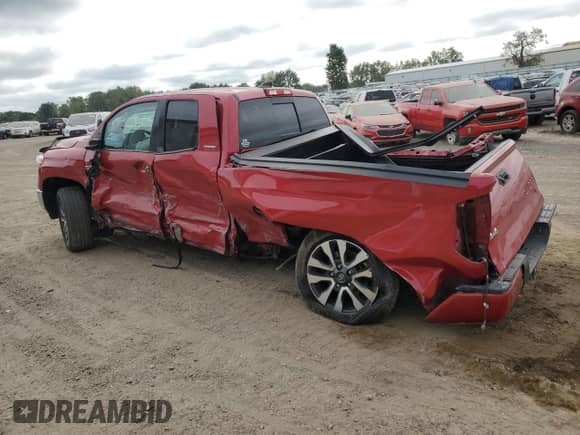 2020 Toyota Tundra Limited z VIN 5TFBY5F14LX901558, wystawiony jako Copart lot #81123045 z przebiegiem 42 953 mil mil oraz Szkoda całkowita • Salvage title. Historia ofert i sprzedaży dostępna na DreamBid. Obrazek 2.