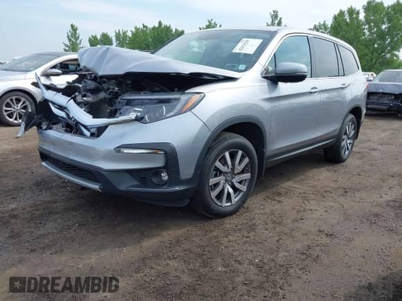 2022 Honda Pilot EX-L с VIN 5FNYF6H54NB089939, выставлен на аукционе IAAI как лот 42413239 с пробегом 39 320 миль миль и . История ставок и продаж доступна на DreamBid. Изображение 2.