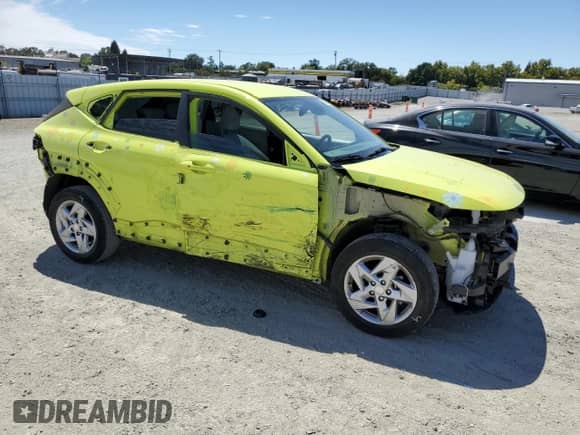 2024 Hyundai Kona SE с VIN KM8HA3AB4RU068627, выставлен на аукционе Copart как лот 65776945 с пробегом 32 578 миль миль и Списание • Salvage title. История ставок и продаж доступна на DreamBid. Изображение 4.