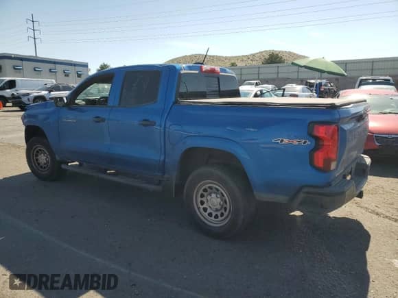 2023 Chevrolet Colorado 4WD Work Truck с VIN 1GCPTBEK7P1215150, выставлен на аукционе Copart как лот 65011815 с пробегом 63 447 миль миль и Списание • Salvage title. История ставок и продаж доступна на DreamBid. Изображение 2.