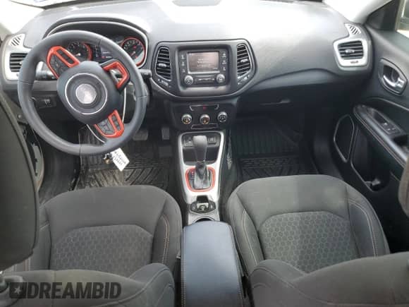 2018 Jeep Compass Sport z VIN 3C4NJCAB3JT438889, wystawiony jako Copart lot #89702995 z przebiegiem 52 435 mil mil oraz Szkoda całkowita • Salvage title. Historia ofert i sprzedaży dostępna na DreamBid. Obrazek 8.