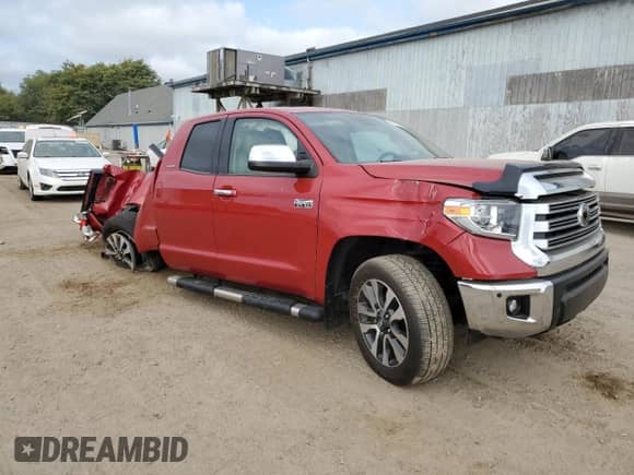2020 Toyota Tundra Limited z VIN 5TFBY5F14LX901558, wystawiony jako Copart lot #81123045 z przebiegiem 42 953 mil mil oraz Szkoda całkowita • Salvage title. Historia ofert i sprzedaży dostępna na DreamBid. Obrazek 4.