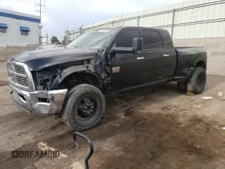 2010 Dodge 3500 Laramie with VIN 3D73Y4HL8AG182920, listed as a Copart auction lot 60920645 with 176,594 mi miles and Salvage title. Bid and sale history available at DreamBid. Image 1.