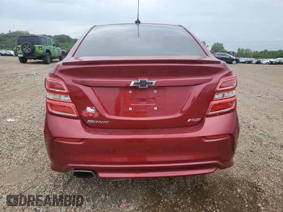 2019 Chevrolet Sonic LT with VIN 1G1JD5SB6K4148792, listed as a Copart auction lot 71447105 with 45,990 mi miles and Salvage title. Bid and sale history available at DreamBid. Image 6.