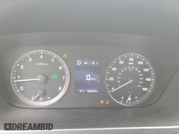 2017 Hyundai Sonata 2.4L with VIN 5NPE24AF1HH567990, listed as a Copart auction lot 70048145 with 120,434 mi miles and Salvage title. Bid and sale history available at DreamBid. Image 9.