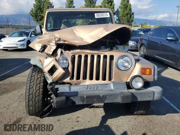 1999 Jeep Wrangler Sport with VIN 1J4FY19S9XP417531, listed as a Copart auction lot 86538315 with 161,004 mi miles and Salvage title. Bid and sale history available at DreamBid. Image 5.