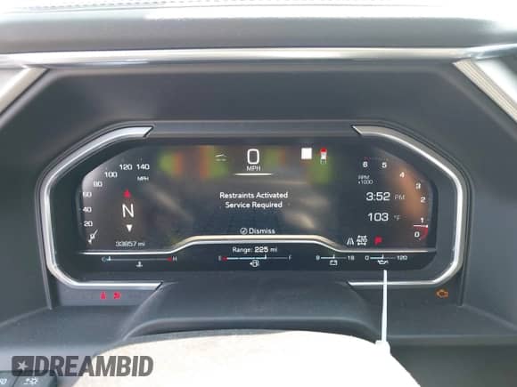 2023 GMC Sierra 1500 Denali с VIN 3GTUUGED0PG189331, выставлен на аукционе IAAI как лот 43173074 с пробегом 33 857 миль миль и . История ставок и продаж доступна на DreamBid. Изображение 7.