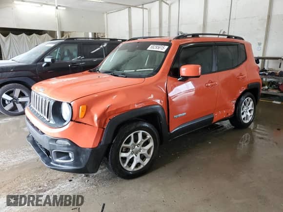 2017 Jeep Renegade Latitude с VIN ZACCJABBXHPF97985, выставлен на аукционе Copart как лот 68295615 с пробегом 119 398 миль миль и Списание • Salvage title. История ставок и продаж доступна на DreamBid. Изображение 1.