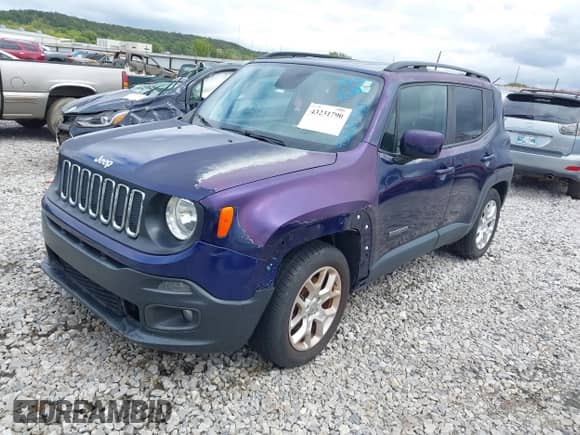 2018 Jeep Renegade Latitude with VIN ZACCJABB2JPJ20566, listed as a IAAI auction lot 43231790 with 138,514 mi miles and . Bid and sale history available at DreamBid. Image 18.