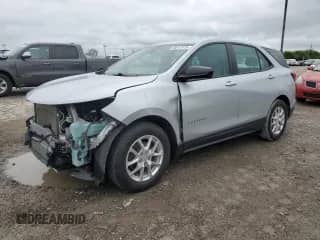2022 Chevrolet Equinox LS с VIN 2GNAXFEV3N6100560, выставлен на аукционе Copart как лот 58017675 с пробегом 87 497 миль миль и Списание • Salvage title. История ставок и продаж доступна на DreamBid. Изображение 1.