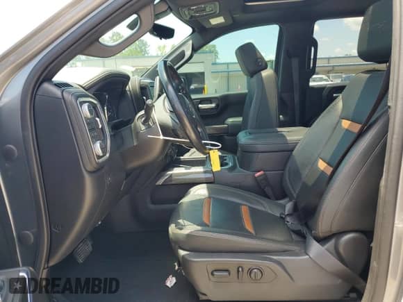 2021 GMC Sierra 1500 AT4 with VIN 1GTU9EET7MZ201306, listed as a Copart auction lot 60824955 with Not provided miles and Salvage title. Bid and sale history available at DreamBid. Image 7.
