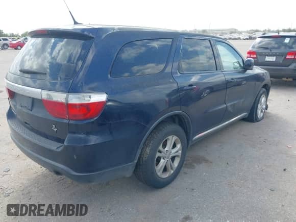 2013 Dodge Durango SXT with VIN 1C4RDHAG1DC680386, listed as a IAAI auction lot 43503780 with 179,581 mi miles and . Bid and sale history available at DreamBid. Image 4.