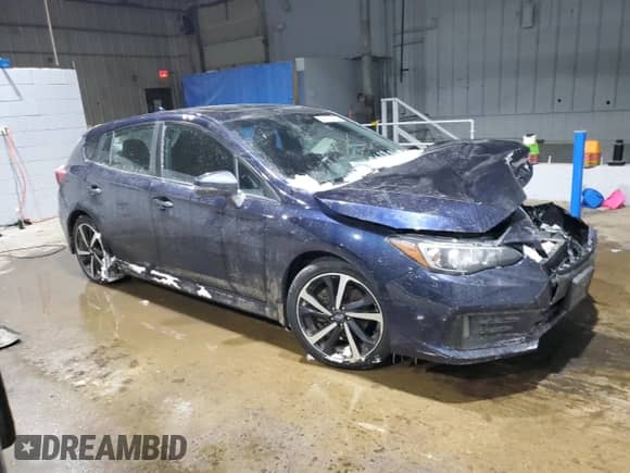 2020 Subaru Impreza Special Sports with VIN 4S3GTAM69L3733127, listed as a Copart auction lot 44258435 with 114,322 mi miles and Salvage title. Bid and sale history available at DreamBid. Image 4.