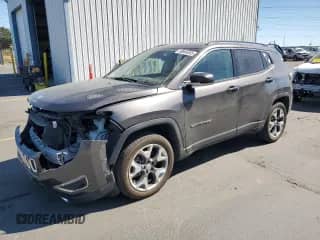 2018 Jeep Compass Limited with VIN 3C4NJCCB3JT362345, listed as a Copart auction lot 80669205 with 91,702 mi miles and Salvage title. Bid and sale history available at DreamBid. Image 1.