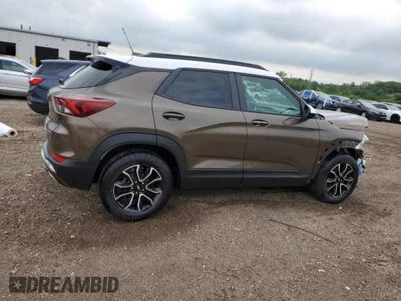 2022 Chevrolet TrailBlazer ACTIV with VIN KL79MVSL6NB092689, listed as a Copart auction lot 69391025 with 15,498 mi miles and Salvage title. Bid and sale history available at DreamBid. Image 3.