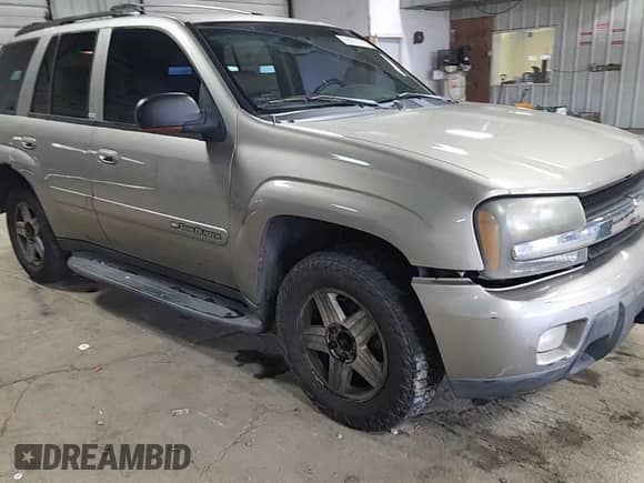 2002 Chevrolet TrailBlazer LTZ z VIN 1GNDT13S022448460, wystawiony jako Copart lot #86707815 z przebiegiem 254 307 mil mil oraz Nie do naprawy • Non repairable. Historia ofert i sprzedaży dostępna na DreamBid. Obrazek 14.