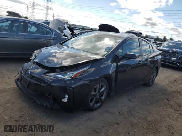 2019 Toyota Prius L Eco с VIN JTDKARFU2K3080956, выставлен на аукционе Copart как лот 70993985 с пробегом 58 231 миль миль и Списание • Salvage title. История ставок и продаж доступна на DreamBid. Изображение 1.