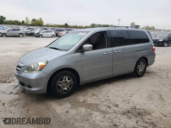 2007 Honda Odyssey EX с VIN 5FNRL38407B021806, выставлен на аукционе Copart как лот 85103535 с пробегом Не указан миль и Чистый • Clean title. История ставок и продаж доступна на DreamBid. Изображение 1.