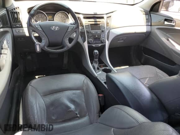 2014 Hyundai Sonata Limited with VIN 5NPEC4AB5EH838846, listed as a Copart auction lot 57597225 with 76,302 mi miles and Salvage title. Bid and sale history available at DreamBid. Image 8.