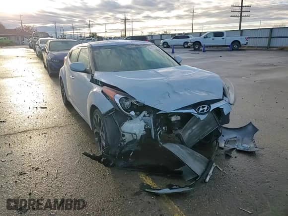 2015 Hyundai Veloster RE:FLEX with VIN KMHTC6AD7FU222458, listed as a Copart auction lot 82914294 with 93,714 mi miles and Salvage title. Bid and sale history available at DreamBid. Image 10.