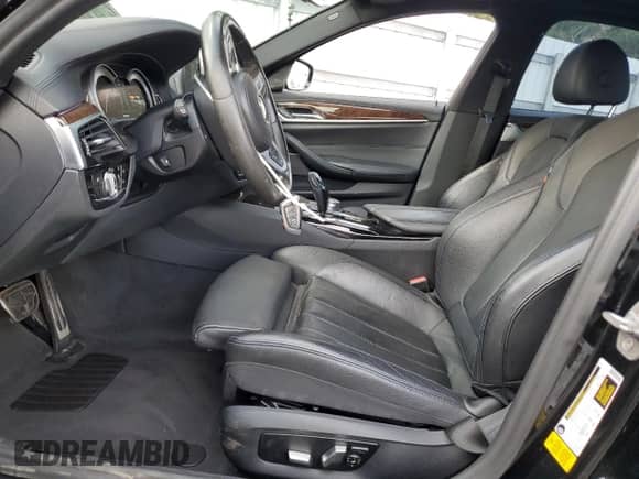 2017 BMW 5 Series 530i with VIN WBAJA5C38HG455814, listed as a Copart auction lot 83984665 with 129,929 mi miles and Salvage title. Bid and sale history available at DreamBid. Image 7.