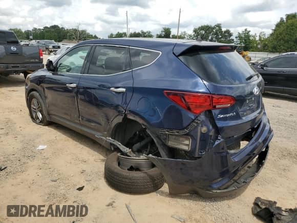 2018 Hyundai Santa Fe 2.4L с VIN 5XYZT3LB3JG556165, выставлен на аукционе Copart как лот 66641325 с пробегом 125 733 миль миль и Списание • Salvage title. История ставок и продаж доступна на DreamBid. Изображение 2.