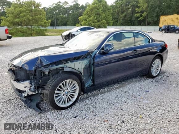 2015 BMW 4 Series 428i xDrive с VIN WBA3V9C57FP799377, выставлен на аукционе Copart как лот 68476865 с пробегом 55 341 миль миль и Списание • Salvage title. История ставок и продаж доступна на DreamBid. Изображение 1.