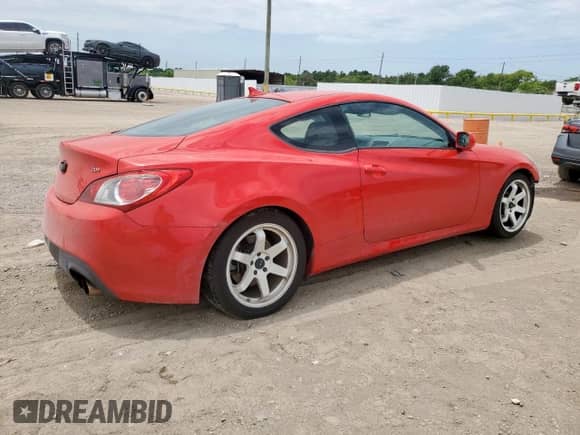 2012 Hyundai Genesis Coupe Premium with VIN KMHHT6KDXCU074449, listed as a Copart auction lot 67478055 with 69,631 mi miles and Salvage title. Bid and sale history available at DreamBid. Image 3.