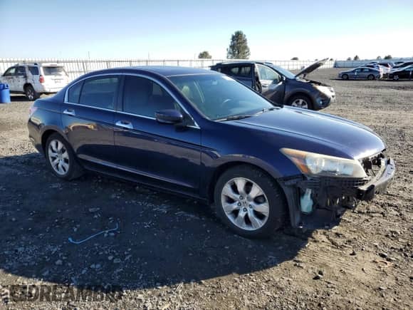 2009 Honda Accord EX-L with VIN 1HGCP36869A032029, listed as a Copart auction lot 82501925 with 99,222 mi miles and Salvage title. Bid and sale history available at DreamBid. Image 4.