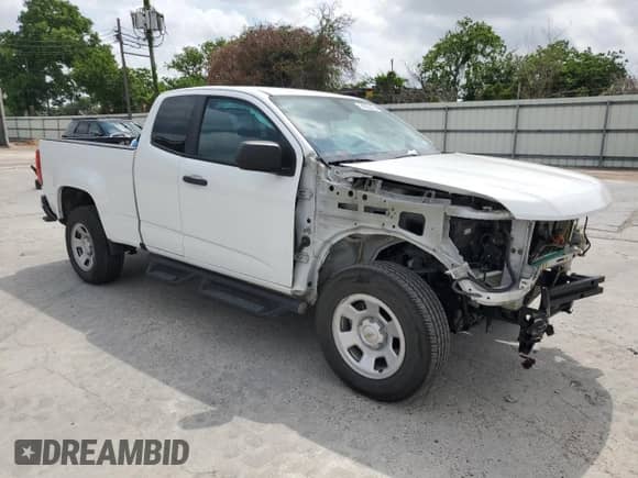 2021 Chevrolet Colorado 2WD Work Truck with VIN 1GCHSBEN2M1236355, listed as a Copart auction lot 54782055 with 78,554 mi miles and Salvage title. Bid and sale history available at DreamBid. Image 4.