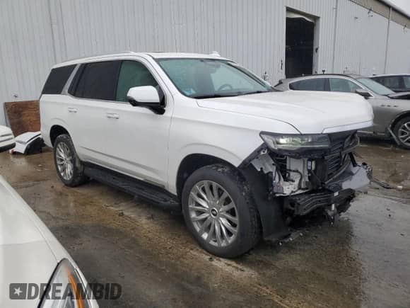 2022 Cadillac Escalade Premium Luxury с VIN 1GYS4BKL3NR164999, выставлен на аукционе Copart как лот 58035295 с пробегом 42 871 миль миль и Списание • Salvage title. История ставок и продаж доступна на DreamBid. Изображение 4.