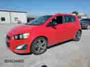 2015 Chevrolet Sonic RS with VIN 1G1JG6SB0F4143252, listed as a Copart auction lot 86257545 with 136,783 mi miles and Clean title. Bid and sale history available at DreamBid. Image 1.