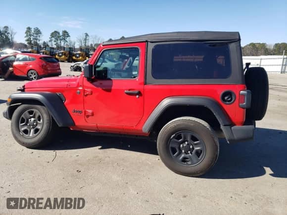 2022 Jeep Wrangler Willys Sport с VIN 1C4GJXAN8NW246054, выставлен на аукционе Copart как лот 43155835 с пробегом 31 384 миль миль и Списание • Salvage title. История ставок и продаж доступна на DreamBid. Изображение 2.