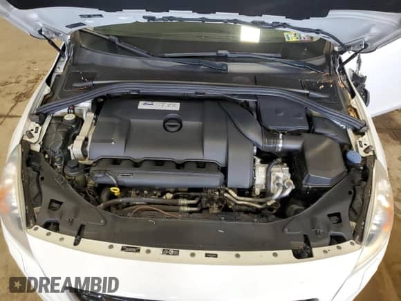 2013 Volvo S60 T6 R-Design Platinum with VIN YV1902FH4D2180281, listed as a Copart auction lot 59497405 with 128,083 mi miles and Salvage title. Bid and sale history available at DreamBid. Image 11.